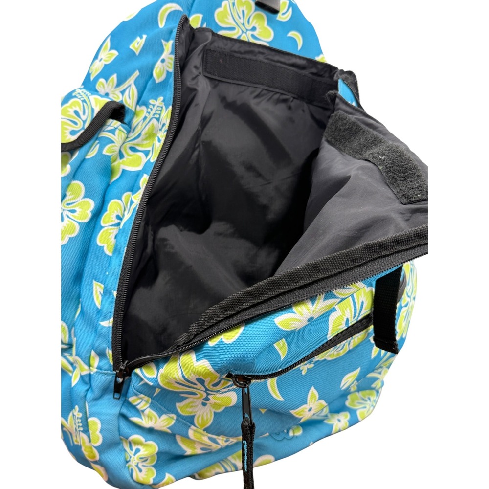 Wilson Tennis Sling Backpack Women Blue Floral Sporty School Hibiscus Pickleball - Picture 8 of 12